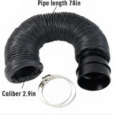 Fumeclear Retractable Fume Extractor Hose – 50mm & 75mm Replacement Extraction Tube Fumeclear fumeclear